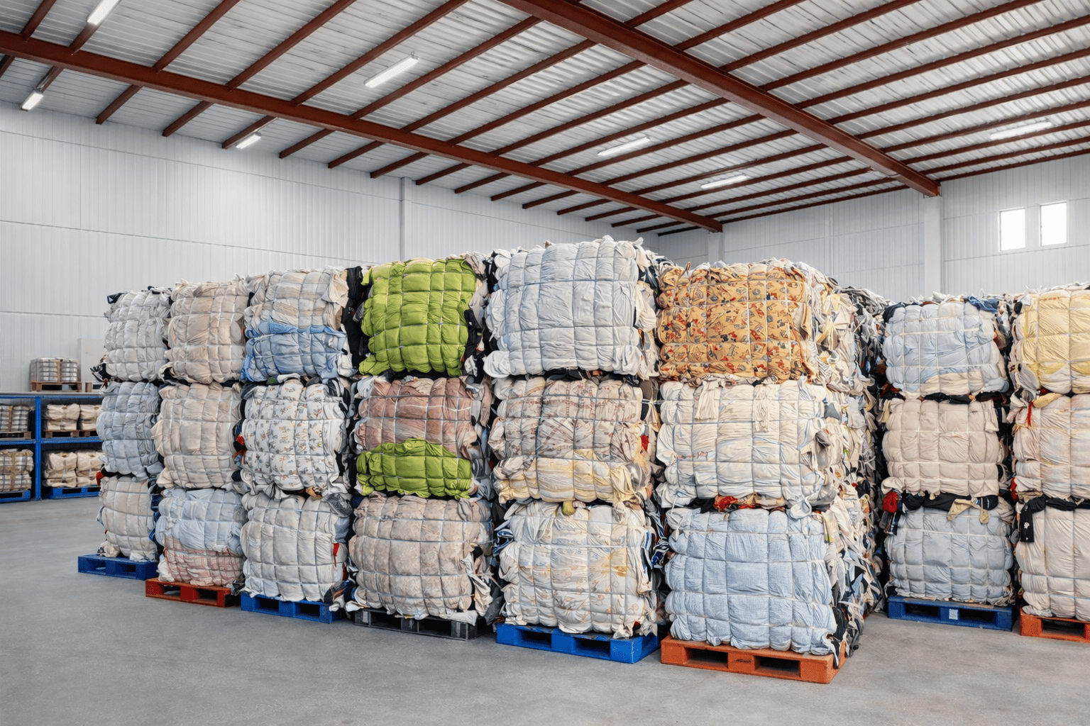 古着のコンテナ