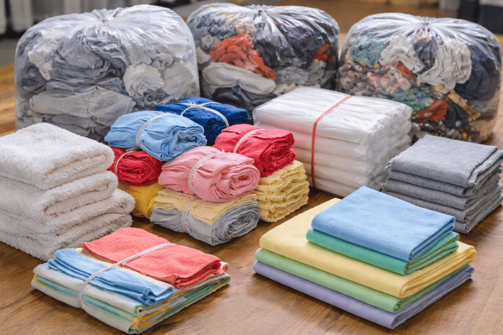 ウエス種類の画像※AI生成