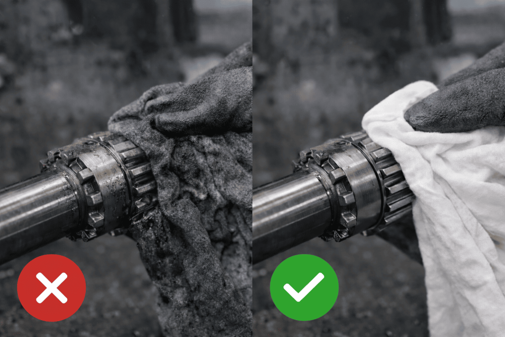 ウエス選びの画像※AI生成