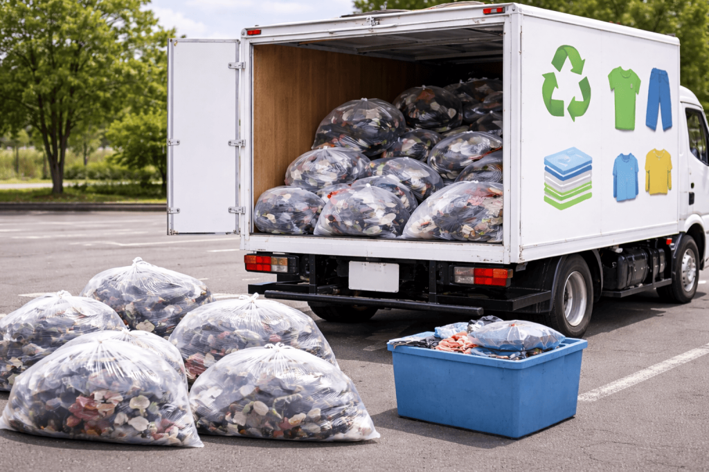 衣類回収の画像※AI生成
