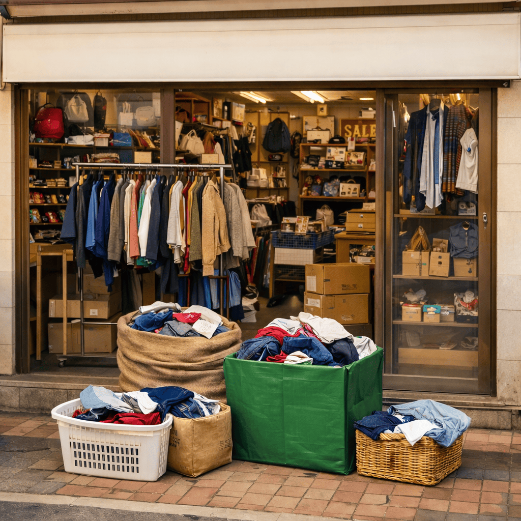 リサイクルショップ画像※AI生成